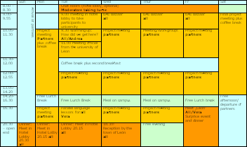 Click to get a timetable of the meeting as a .pdf file