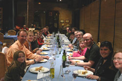 Dinner at the evening